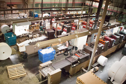 The Flamingo Graphics production floor